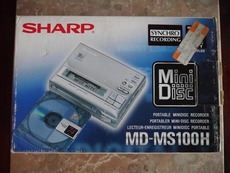 Sharp MD-MS100H Portable MiniDisc Recorder, Excellent condition