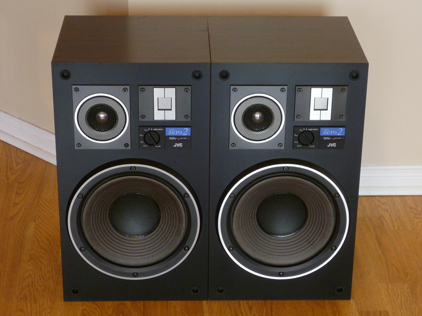 Rare Vintage Jvc Zero 2 Bookshelf Speakers For Sale For Sale Uk