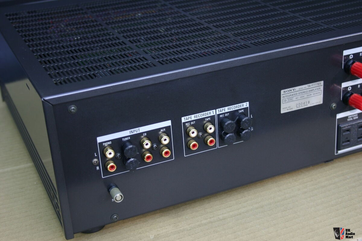 SONY ソニー ステレオプリメインアンプ TA-FA777ES 作動品 - オーディオ機器