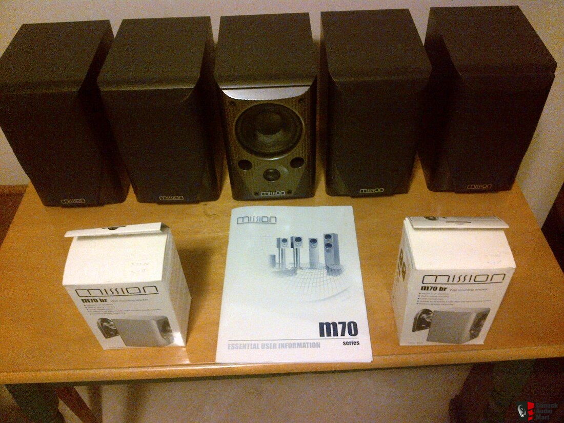 Mission M70 Speakers Set Of 5 Photo 1383442 Uk Audio Mart