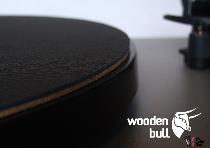 Wooden Bull Leather and Cork Audiophile Turntable Mat Photo 1413852