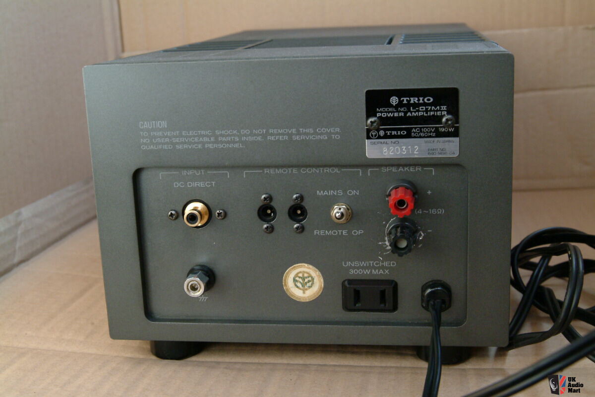 □KENWOOD □□KENWOOD L-07MII モノラルパワーアンプペア L