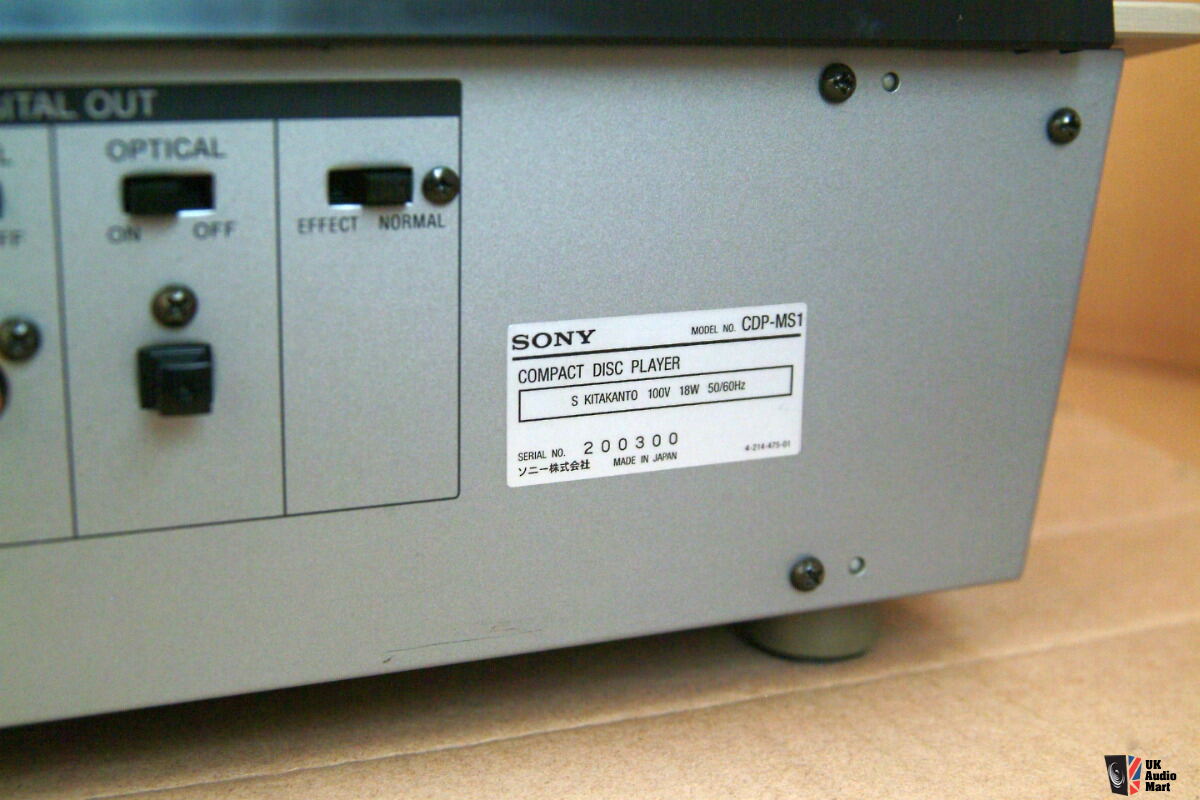 Sony CDP-MS1 rare audiophile High End (price $2450) For Sale - UK
