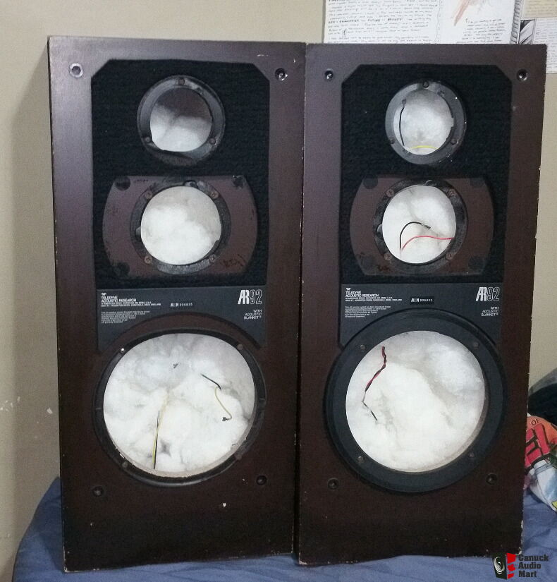 Acoustic Research Ar92 Speaker Cabinets Photo 1652411 Uk Audio Mart