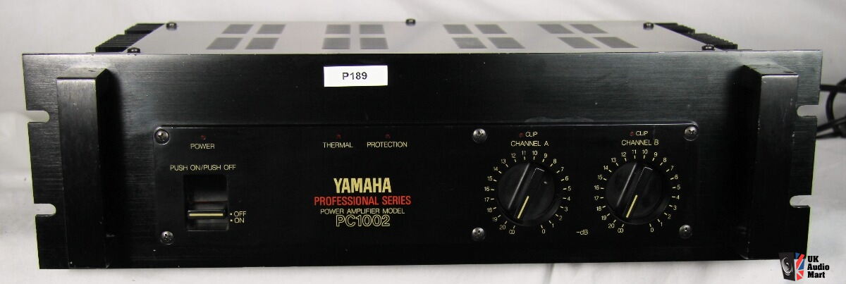 Yamaha PC1002 Professional Series Stereo Power Amplifier Photo