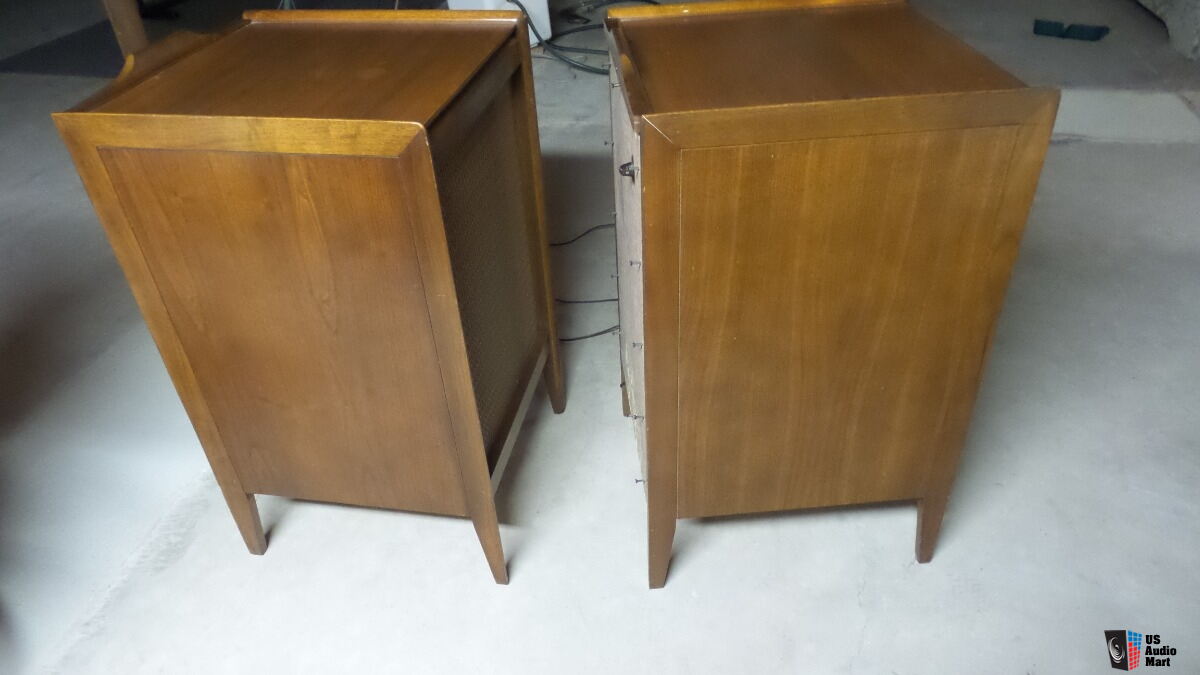 Walnut Speaker Cabinets With Jensen Speakers Photo 1975832 Uk