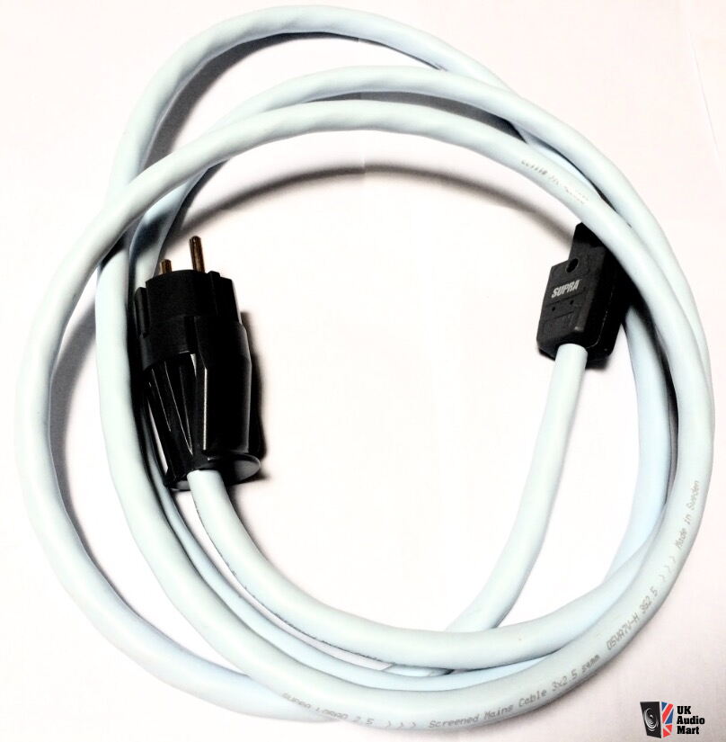 Supra LoRad 2,5 power cable. 2,50m. Supra schuko and IEC For Sale - UK ...