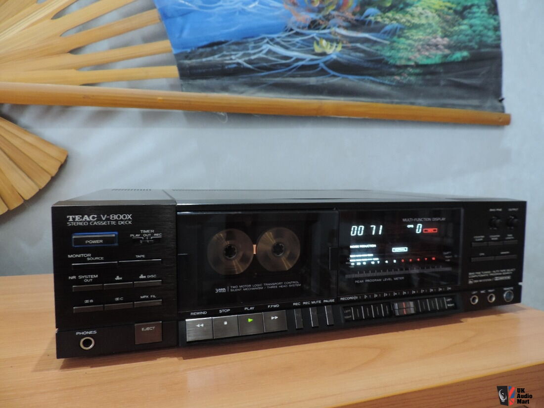 TEAC V-800X Stereo Cassette Deck Rare Vintage For Sale - UK Audio Mart