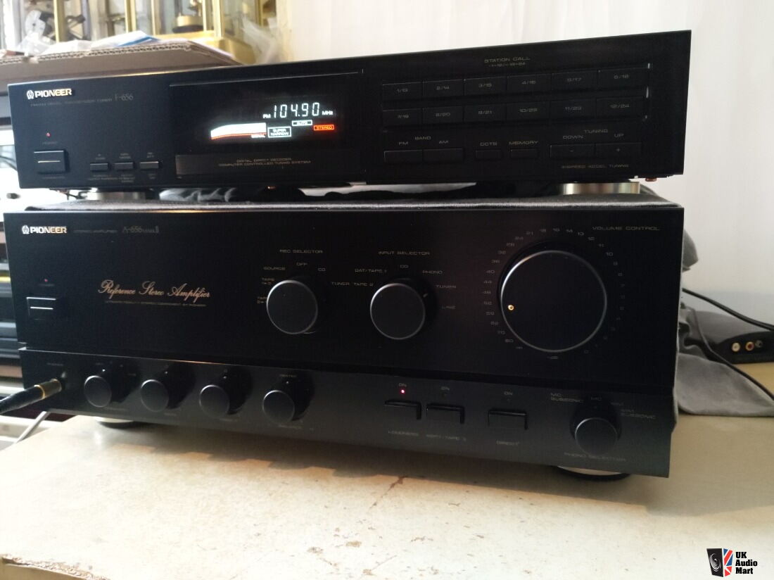 Pioneer A 656 Mark Ii Stereo Integrated Amplifier Matched F 656 Radio Tuner For Sale Uk