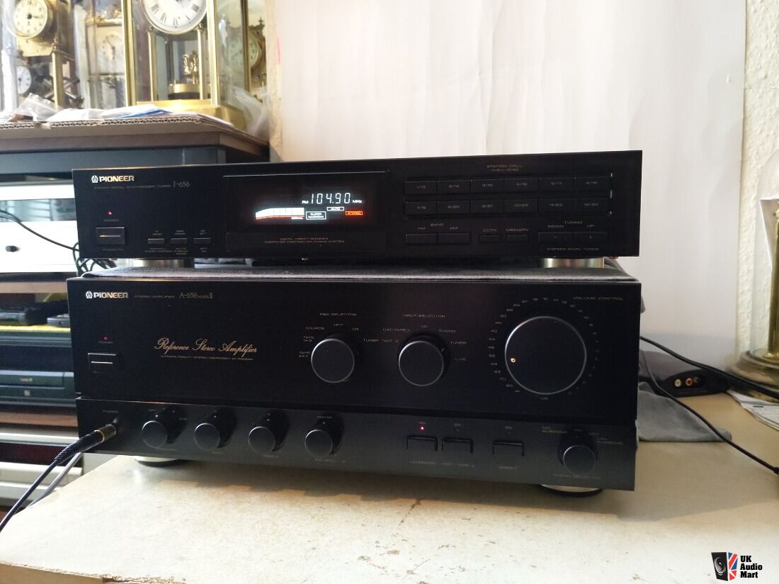 Pioneer A656 mark II stereo integrated amplifier + matched F656