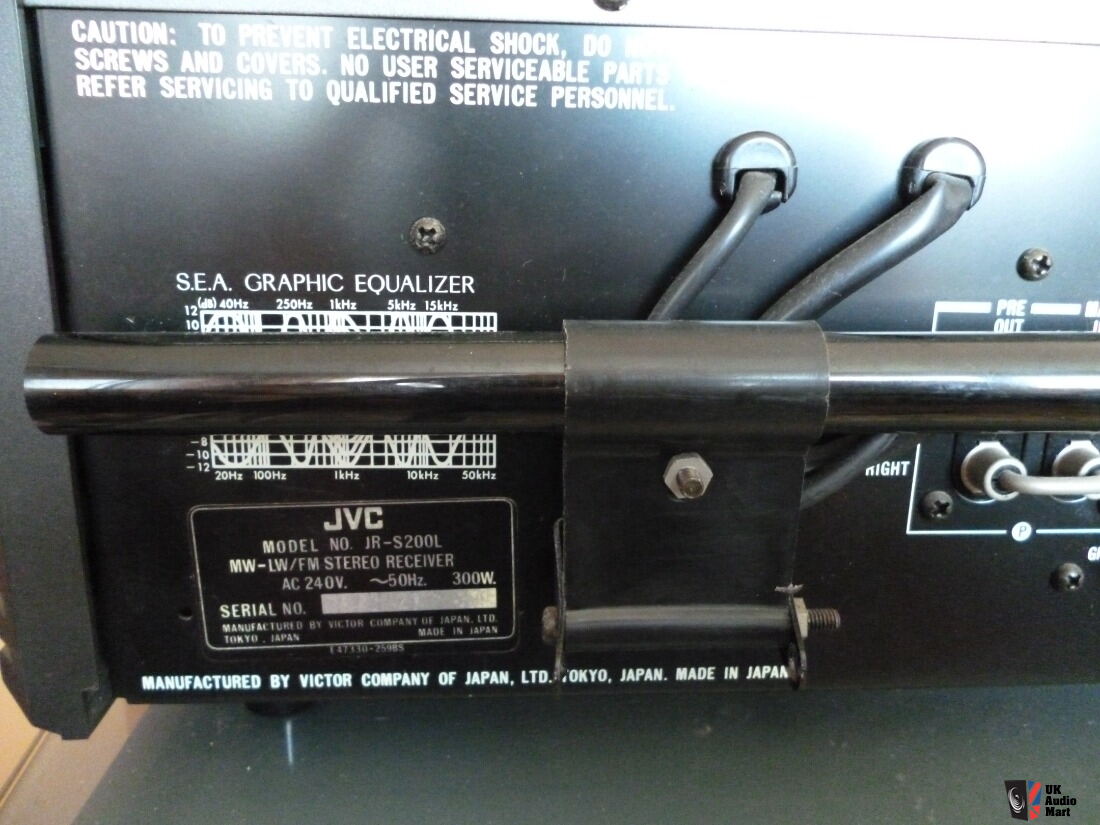 Ampli Tuner Vintage JVC JR-S200L AM/FM Occasion état Correct