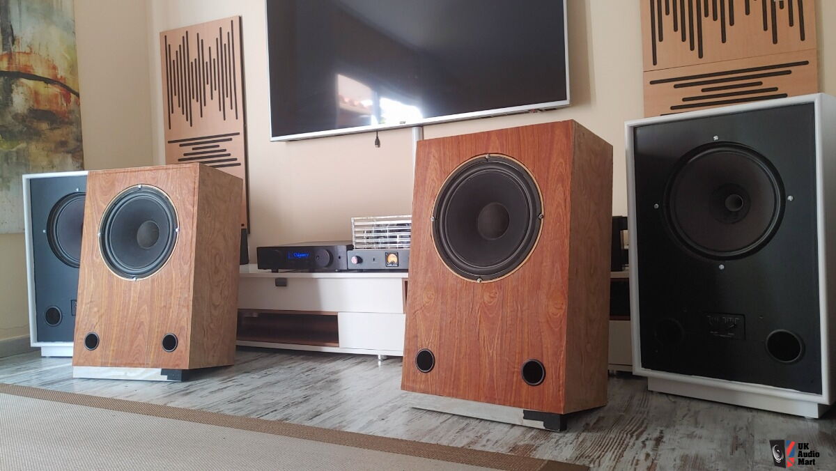 Tannoy HPD 385 + original crossovers (2 cabinet designs to chose