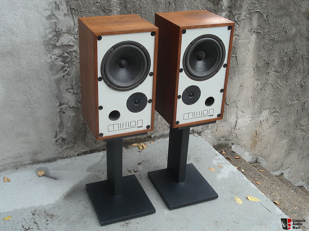Mission 700 Vintage British Speakers With Stands Photo 812403